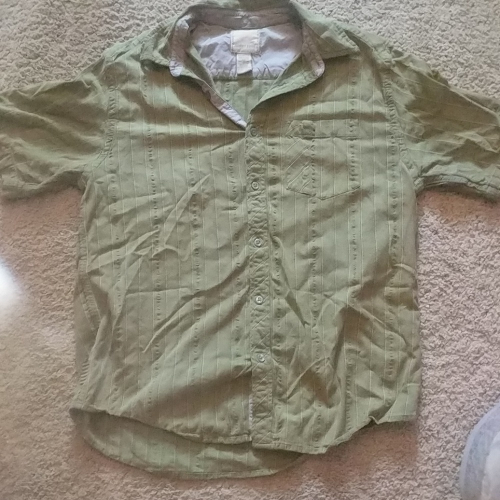 Horny toad men's medium buttun up